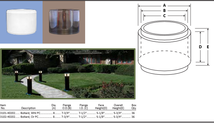 bollards lighting at diffuser specialist .com