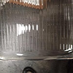 4′ Vapor Tight Replacement Lens – Tapered, Ribbed # VT248-EVO-DO – 6-3/8″ X 49-11/16″ X 2-1/8″