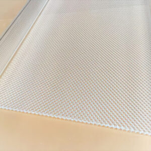 Clear Prism Acrylic # 100-2 Wrap Diffuser – 11″ x 1-11/16″ x 47-15/16″; 10-1/8″ H-H; “J” Hook